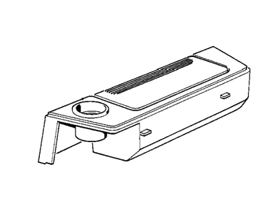 BMW 51161911696 Ashtray Front