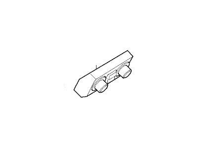 BMW 760Li A/C Switch - 64116925788