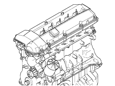BMW 11001712861 Exchange Short Engine
