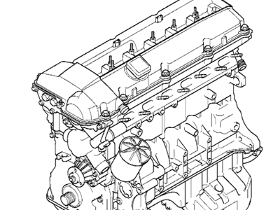 BMW 11000007008 Set Mounting Parts Short Engine