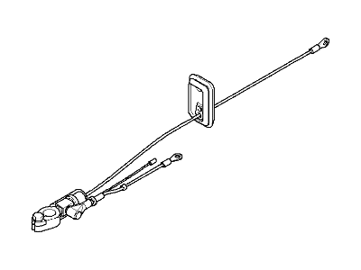 2007 BMW X3 Battery Cable - 61123414878