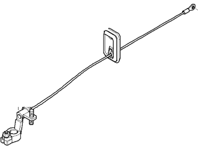 BMW 61127893031 Plus Pole Battery Cable