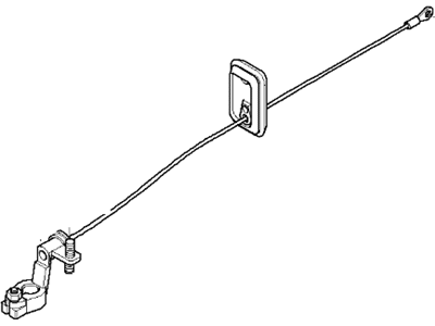 2001 BMW 325xi Battery Cable - 61126907439