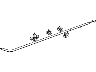1988 BMW 528e Hood Cable - 51231905416