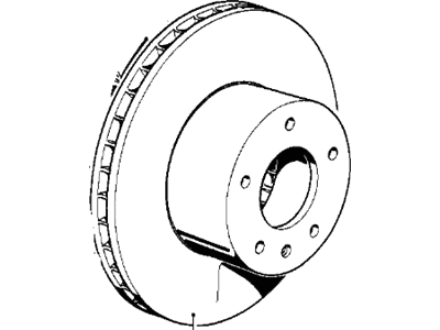 BMW 533i Brake Backing Plate - 34111152605