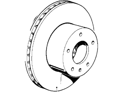 1985 BMW 535i Brake Disc - 34111163147