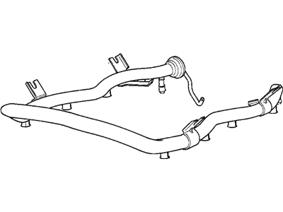 1999 BMW 740iL Fuel Rail - 13531710036