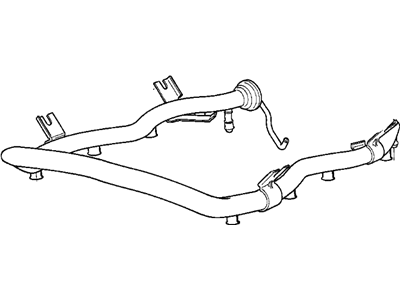 1997 BMW 840Ci Fuel Rail - 13531742188