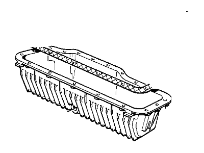 BMW 318is Oil Pan Gasket - 11131709815