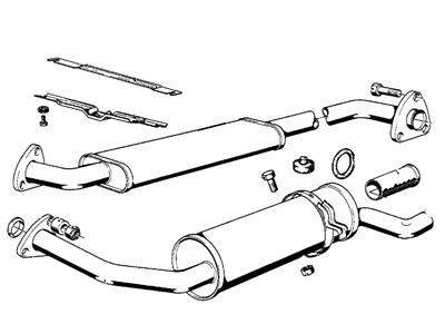 BMW 18211246471 Set Mounting Parts