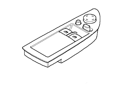 BMW 61319217349 Door Window Switch Left