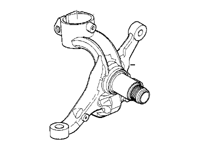 2004 BMW M3 Steering Knuckle - 31212229856