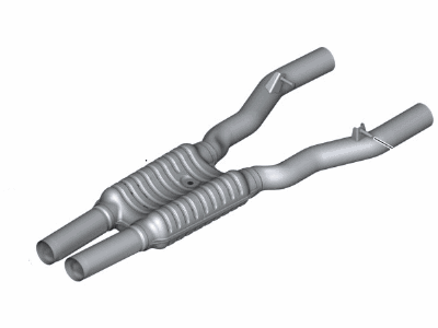 2012 BMW 760Li Exhaust Pipe - 18307591696