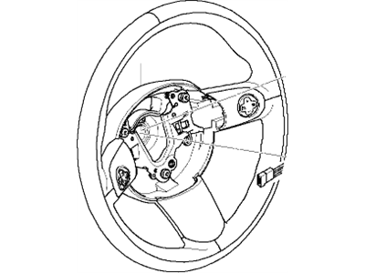 BMW 32306770329 Steering Wheel Leather