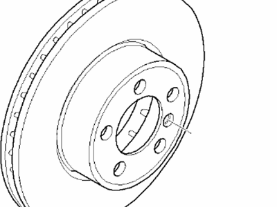 2007 BMW Alpina B7 Brake Disc - 34116766107