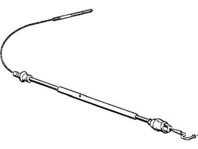 BMW 318i Throttle Cable - 35411154625