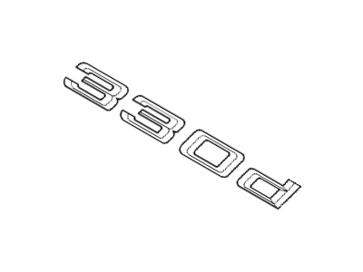 BMW 51148255238 Rear Emblem