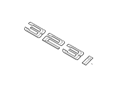 2005 BMW 325xi Emblem - 51148195145