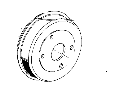 BMW 34212158446 Brake Drum