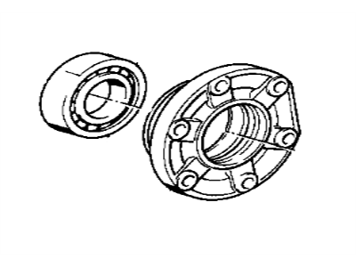 BMW 33111207227 Bearing Cover