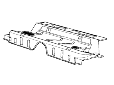 BMW 41121846644 Floor Panel, Rear