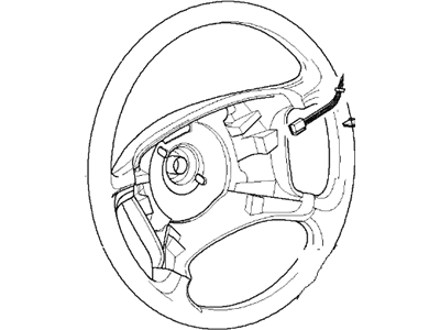 2000 BMW X5 Steering Wheel - 32346750577