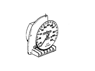 1988 BMW M5 Speedometer - 62121377618