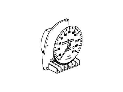 1988 BMW 528e Speedometer - 62121377678