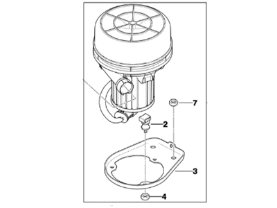 2007 BMW Z4 M Secondary Air Injection Pump - 11727571593