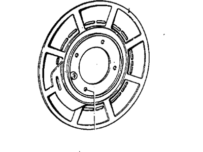 1974 BMW 3.0CS Brake Backing Plate - 34211107098