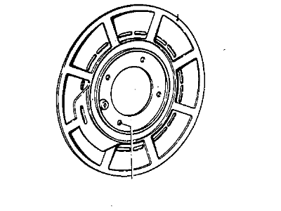 1974 BMW 3.0CS Brake Backing Plate - 34211107097