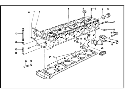 1988 BMW M6 Cylinder Head Gasket - 11121316991