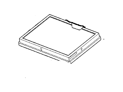 2000 BMW 540i Cabin Air Filter - 64119216588