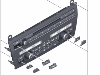 BMW 650i A/C Switch - 61319328430