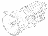 BMW 335i Transmission Assembly - 23007571423 Exchange 6 Speed Gearbox