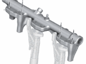 BMW 13538694197 High-Pressure Rail