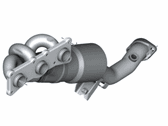 BMW 328i Exhaust Manifold - 18-40-7-556-503 Exchange. Exhaust Manifold With Catalyst