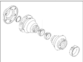 BMW 325i CV Boot - 33-21-7-540-117 Repair Kit Bellows, Exterior