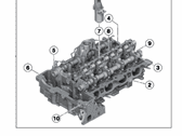 BMW 428i Cylinder Head - 11127624778 Valve Gear Cylinder Head