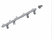 BMW 13537649710 High-Pressure Rail