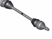 BMW 328i Axle Shaft - 33217561789 Cv Axle Assembly Rear Left