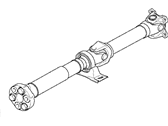 BMW Z4 Drive Shaft - 26117514463 Manual Rear Drive Shaft