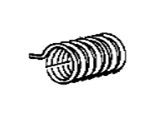 BMW 23311224128 Retainer Spring