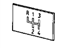 BMW 51141811705 Label "Gear Shift Pattern"