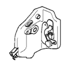 BMW 51218402537 Motor Actuator Door Lock, Left