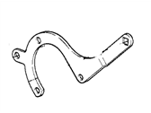 BMW 32421716039 Supporting Plate
