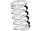 BMW 31331124019 Coil Spring