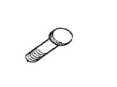 BMW 35411159345 Knurled Bolt