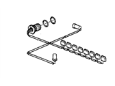BMW 24341423762 Wiring Harness With Temperature Sensor