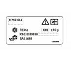 BMW 71239367810 Label, Coolant